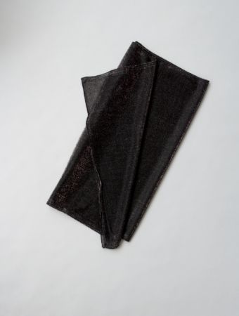 Cejon® Lurex® Shimmer Wrap - Black/Silver