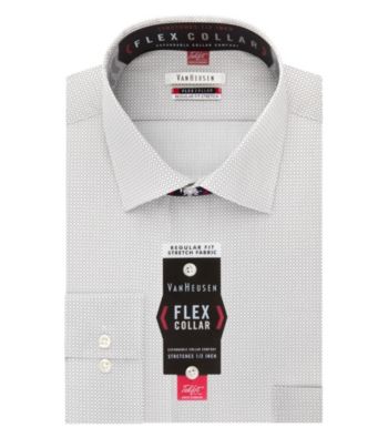 UPC 016652148571 product image for Van Heusen Men's Flex Collar Pearl Print Button Down Shirt | upcitemdb.com