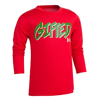 UPC 682510000215 product image for Under Armour Boys' 2T-7 Long Sleeve Gifted Shirt | upcitemdb.com