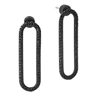 UPC 796483359567 product image for Michael Kors Black Jet Pave Drop Earrings | upcitemdb.com