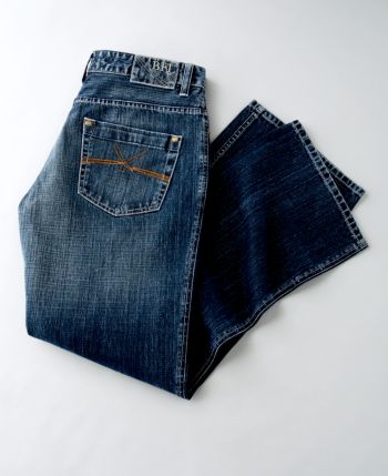 BFL Men's Max Jeans - Sanded Blue Wash
