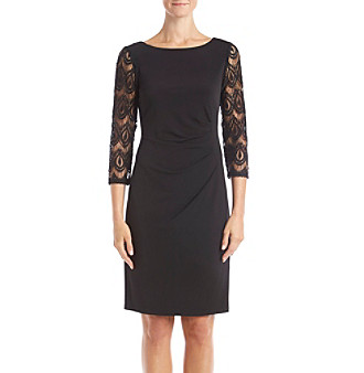 UPC 828659618649 product image for Jessica Howard Ruched Lace Dress | upcitemdb.com