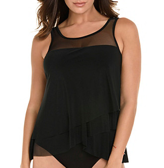 UPC 754509288949 product image for Miraclesuit Mesh Detail Tankini Top | upcitemdb.com
