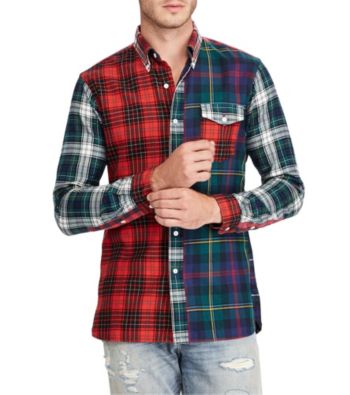 UPC 712169416591 product image for Polo Ralph Lauren Men's Classic Fit Patchwork Plaid Button Down Shirt | upcitemdb.com