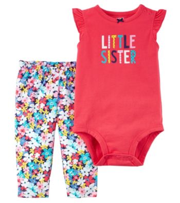 UPC 190796424224 product image for Carter's Baby Girls' 2 Piece Bodysuit Pant Set | upcitemdb.com