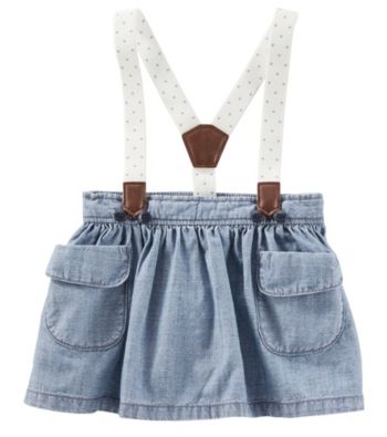 UPC 190796486420 product image for OshKosh B'Gosh Baby Girls' 3M-24M Suspender Skirt | upcitemdb.com