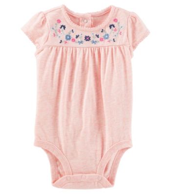UPC 190796466286 product image for OshKosh B'Gosh Baby Girls' 3M-24M Floral Jersey Bodysuit | upcitemdb.com