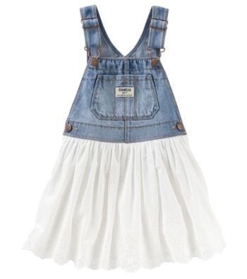 UPC 190796443515 product image for OshKosh B'Gosh Baby Girls' 6M-18M Eyelet Jumper | upcitemdb.com