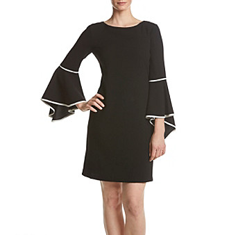UPC 828659653930 product image for Jessica Howard Asymmetrical Bell Sleeve Shift Dress | upcitemdb.com