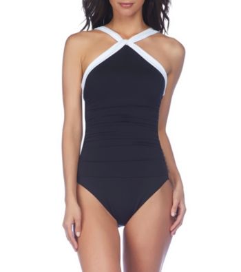 ralph lauren high neck swimsuit