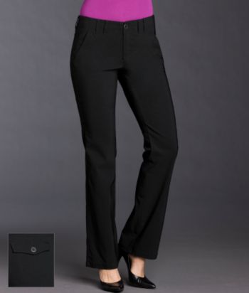 DKNY Jeans Women's Seamed Trouser-fit Faille Pants - Black