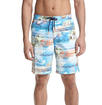 UPC 023793958686 product image for Tommy Bahama Men's Baja Electric Beach Swim Shorts | upcitemdb.com