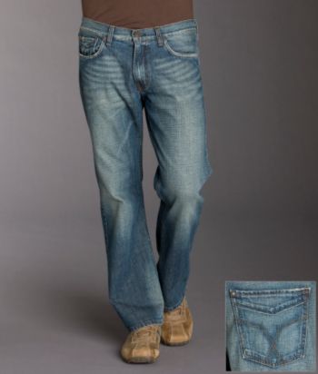 Lucky Brand Jeans Men's Santa Fe Bootleg Jeans - Ol Stampede