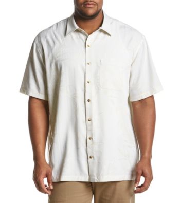 UPC 767672360152 product image for Van Heusen Men's Big & Tall Short Sleeve Palm Printed Button Down | upcitemdb.com