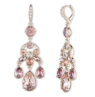 UPC 013742216493 product image for Givenchy Goldtone Crystal Chandelier Earrings | upcitemdb.com