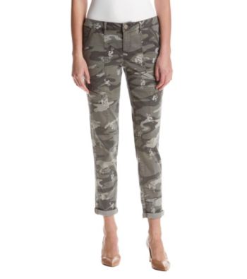 UPC 747157220881 product image for Democracy Camouflage Print Cropped Skinny Jeans | upcitemdb.com