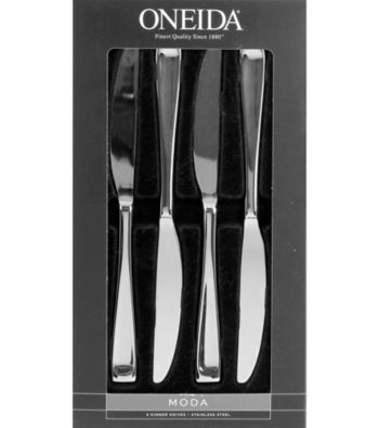 UPC 079363017727 product image for Oneida Moda 4 Piece Dinner Knive Set | upcitemdb.com