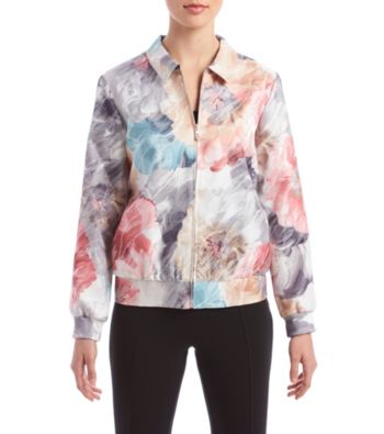 UPC 191608099098 product image for Alfred Dunner Floral Bomber Jacket | upcitemdb.com