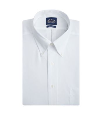 Eagle Men's Buttondown Collar Fitted Dress Shirt