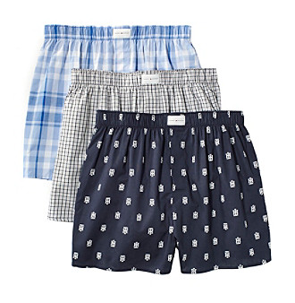 UPC 088541526098 product image for Tommy Hilfiger Men's 3-Pack Woven Boxers | upcitemdb.com