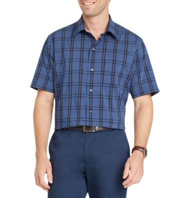 UPC 767672336140 product image for Van Heusen Men's Short Sleeve Flex Woven Button Down Shirt | upcitemdb.com