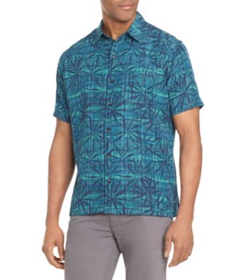 UPC 767672393525 product image for Van Heusen Men's Floral Short Sleeve Air Button Down Shirt | upcitemdb.com