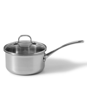 Calphalon® Tri-Ply Stainless Steel 2.5-Quart Shallow Saucepan