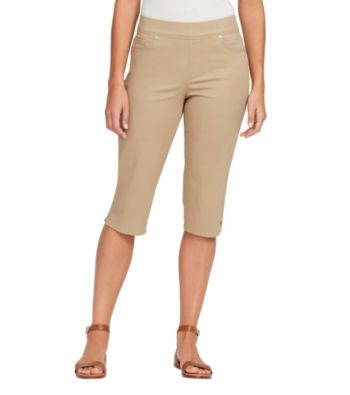 UPC 191594924244 product image for Gloria Vanderbilt Cropped Design Side Slit Cuff Pants | upcitemdb.com