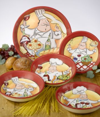 Certified International Bon Appetit 5-Piece Pasta Set