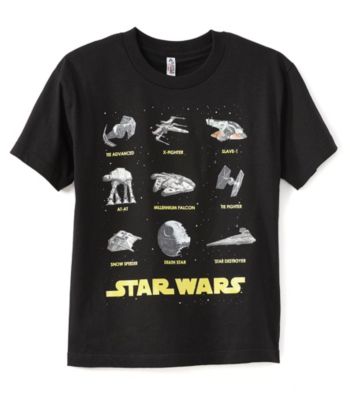 UPC 191685133883 product image for Star Wars Boys' 8-20 Short Sleeve Tons Of Ships Tee | upcitemdb.com