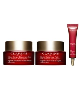 EAN 3380810257328 product image for Clarins Super Restorative Day & Night Gift Set, Youth Activating Routine | upcitemdb.com