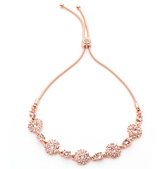 UPC 013742230291 product image for Givenchy Rose Goldtone Flower Slider Bracelet | upcitemdb.com