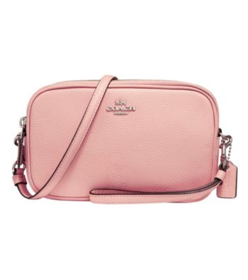 coach pebbled crossbody clutch