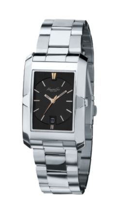 Kenneth Cole New York Men's Black Stripes Watch