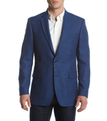 UPC 627729829615 product image for Tommy Hilfiger Men's Weave Flex Stretch Modern Fit Royal Sport Coat | upcitemdb.com