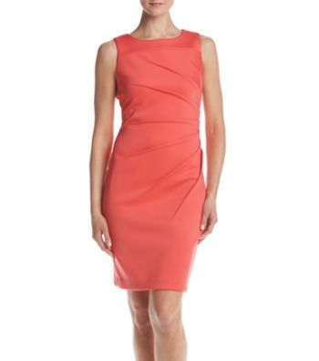 calvin klein sunburst sheath dress