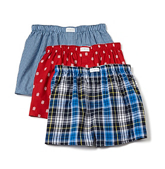 UPC 088541526937 product image for Tommy Hilfiger Men's 3 Pack Woven Boxers | upcitemdb.com