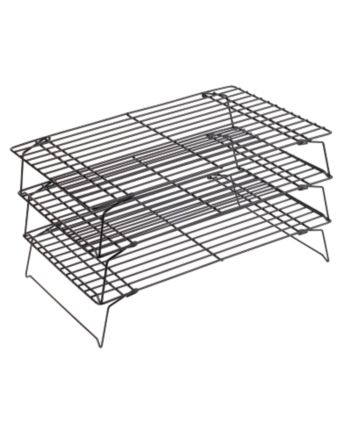 LivingQuarters 3-Tier Nonstick Stackable Cooling Grid