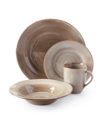 Ruff Hewn 16-Piece Dinnerware Set in Sand