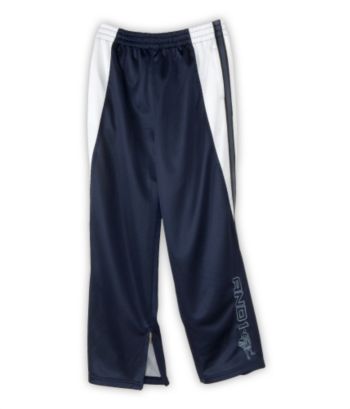 AND 1® Boys' 8-20 Pants with Leg Stripe - Navy/White