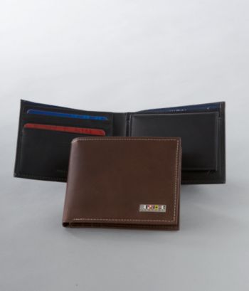 Nautica Men's Pass Case Signature Wallet