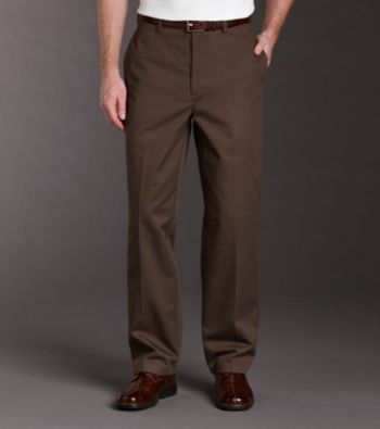 Savane® Men's Deep Dye™ Flat-Front Pants