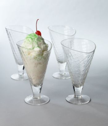 LivingQuarters 4-Pack Dessert/Parfait Glasses