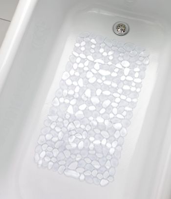 InterDesign® Pebble Bath Mat - Clear