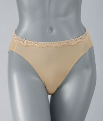 Jockey® No Panty Line Promise® Tactel® High-cut Brief with Lace
