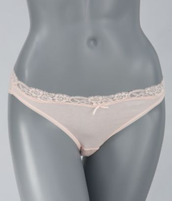 DKNY Women's Low-rise Cotton & Lace Bikini