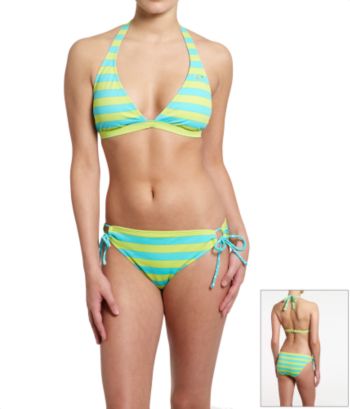 Roxy Juniors' Banded Halter Swimwear Top - Surf
