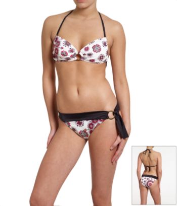 GUESS Collection Juniors' Ring Pants Swimwear Bottoms - Pink