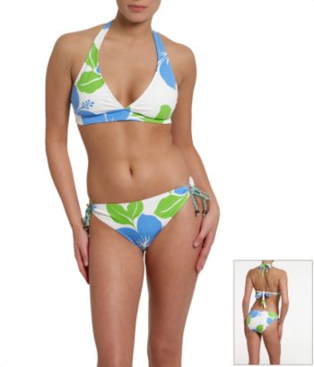 Raisins™ Juniors' Side-tie Swimwear Bottoms - H2O Green