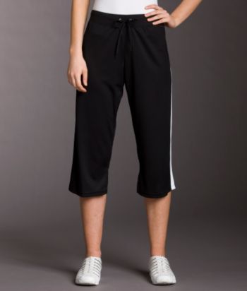 Jockey® Women's Active Sport Cropped Mesh Pants - Jet Black